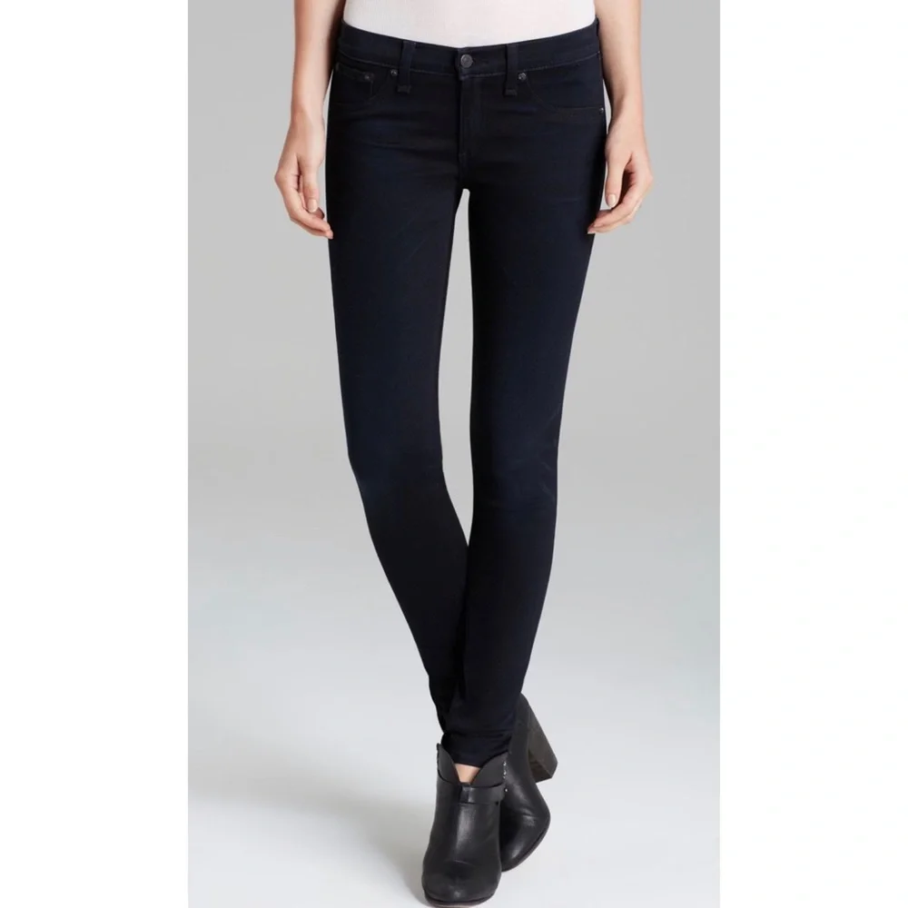 Rag & Bone Black Skinny Pants